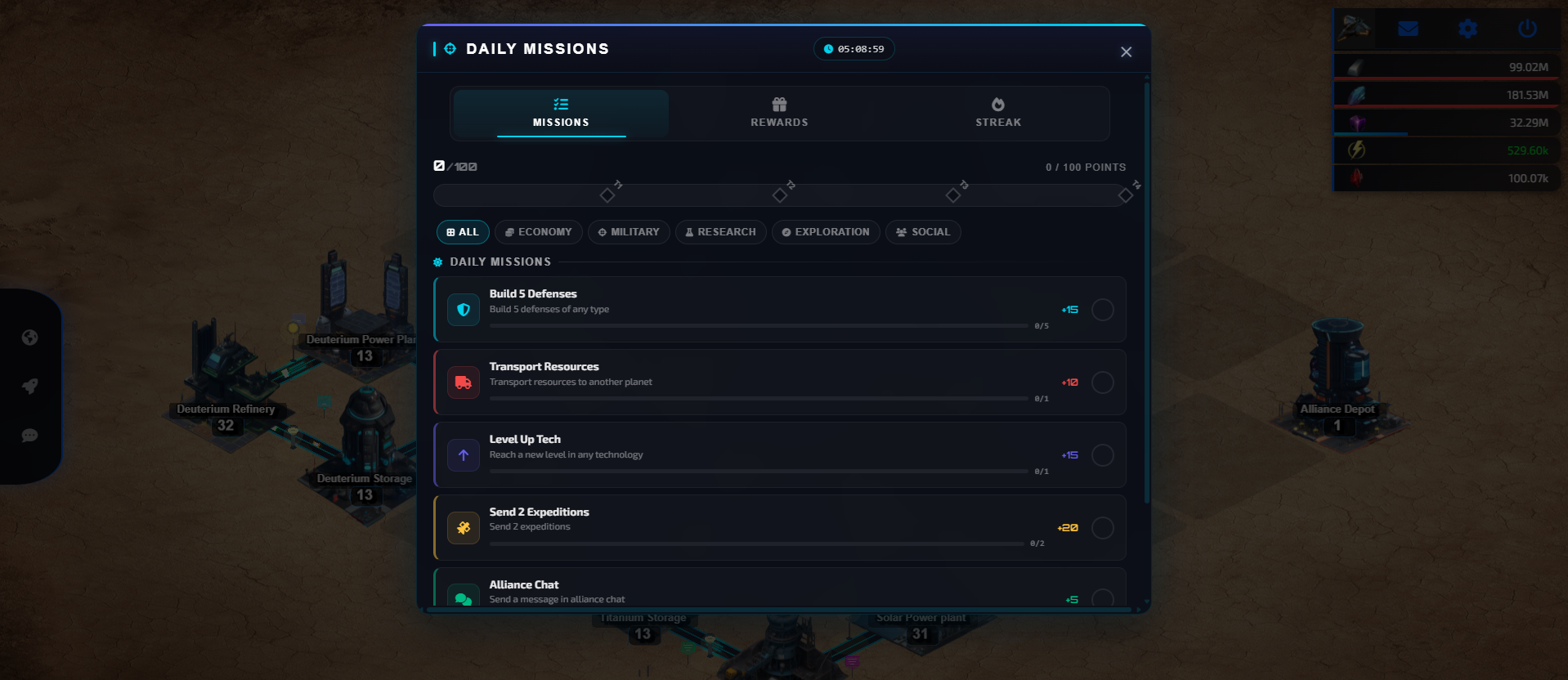 Version 1.2.0 — Daily Missions, Notifications Redesign & Captain Fixes